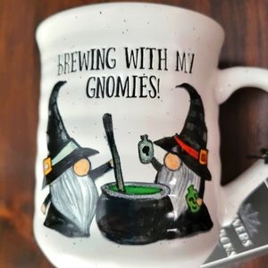 Cobwebs & Cauldrons "Brewing With My Gnomies" 16 oz Ceramic Coffee/Tea Mug
